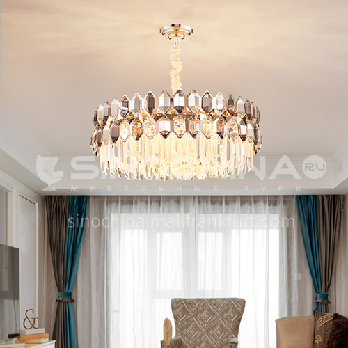 Light luxury crystal chandelier living room modern luxury dining room atmosphere villa apartment simple lamp-JH-2009